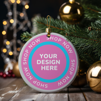 Round Christmas Ornament