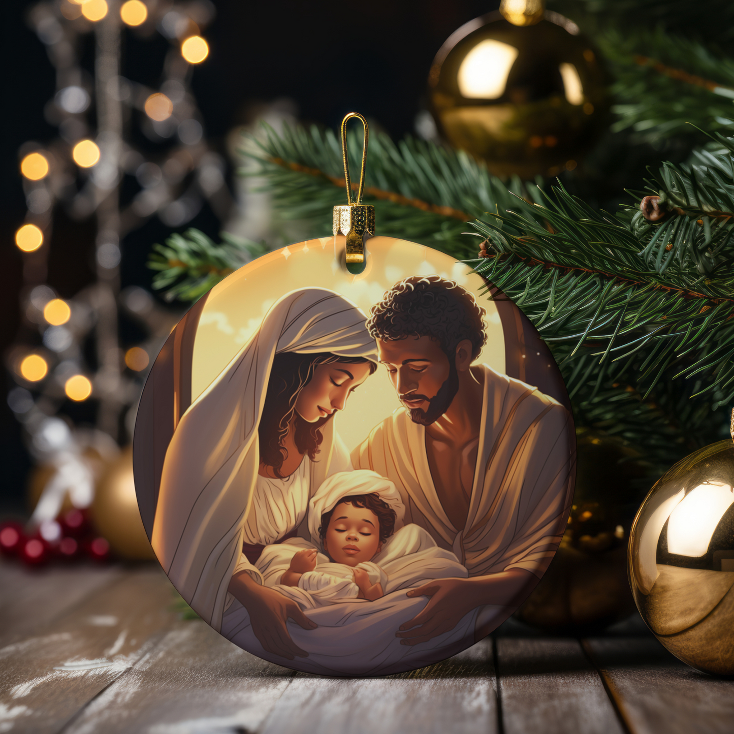 Round Christmas Ornament